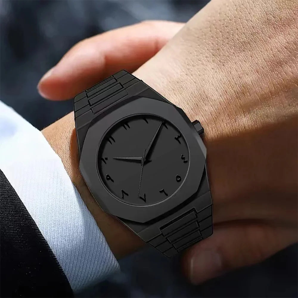 Simple Men's Quartz Watch, Casual Business PC Strap, Men's Life Waterproof Watches